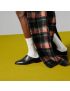 [GUCCI] Knit cotton socks with label 7615814GAHD9200