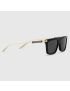 [GUCCI] Rectangular frame sunglasses 755267J07401012