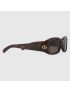 [GUCCI] Rectangular frame sunglasses 755245J16912323