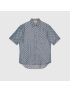 [GUCCI] GG linen jacquard shirt 743235XDCHP4405