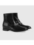 [GUCCI] Mens bootie with Interlocking G chain 746688AABUV1000