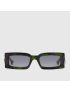 [GUCCI] Rectangular frame sunglasses 755254J07403812