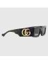 [GUCCI] Rectangular frame sunglasses 755254J07403812