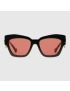 [GUCCI] Cat eye frame sunglasses 755251J07401079