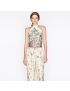 [DIOR] D Floral Dior Silk Top 24FCO120I606_C082