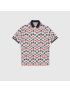 [GUCCI] Square G print cotton piquet polo 752634XJFST9208