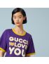 [GUCCI] Cotton jersey cropped T shirt 753879XJFVF5878