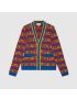 [GUCCI] Cotton wool jacquard cardigan 743120XKDCC4298