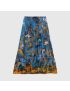 [GUCCI] Tian print silk twill skirt 744843ZANV34725