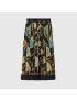 [GUCCI] jewel and chain print silk skirt 744825ZANE79285