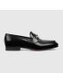 [GUCCI] Mens loafer with leather covered Horsebit 757765AACFH1000