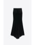 [SAINT LAURENT] long skirt in velvet 716466Y05PA1000