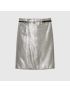 [GUCCI] Padded leather skirt with Horsebit 762475XNAZS1085