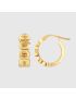 [GUCCI] GUCCI letter hoop earrings 774627I46008005