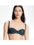 [LOUIS VUITTON] Star Print Balconette Bikini Top 1AA89X