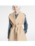 [LOUIS VUITTON] Sleeveless Double Face Wrap Coat 1AA8AK