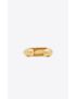 [SAINT LAURENT] organic arty cuff bracelet in metal 710424Y15009578