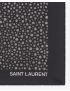 [SAINT LAURENT] galuchat pattern square bandana in silk twill 7195553Y0521062