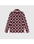 [GUCCI] Optical print silk shirt 718208ZAO2O5936