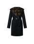 [LOUIS VUITTON] Signature Double Face Hooded Wrap Coat 1AAH1Y