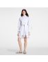 [LOUIS VUITTON] Monogram Relief Trompe LOeil Shirt Dress 1AA9XH