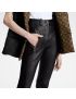 [LOUIS VUITTON] Flared Ankle Leather Trousers 1AA919