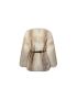 [LOUIS VUITTON] Belted Fox Fur Coat 1AAK72