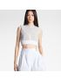 [LOUIS VUITTON] Stardust Lurex Tweed Crop Top 1AA9YK