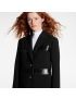 [LOUIS VUITTON] Leather Accent Double Wool Coat 1AAA3X