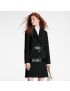 [LOUIS VUITTON] Leather Accent Double Wool Coat 1AAA3X