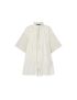 [LOUIS VUITTON] Gathered Linen Toile Dress 1AA85Z