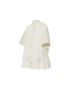 [LOUIS VUITTON] Gathered Linen Toile Dress 1AA85Z