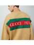 [GUCCI] Cotton jersey sweatshirt with Web 768448XJF3W2184