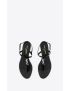 [SAINT LAURENT] cassandra sandals in patent leather 7164111TVNN1000