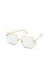 [LOUIS VUITTON] LV Charm Square Anti Blue Light Glasses Z1775U