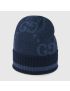 [GUCCI] GG cashmere jacquard hat 6768274GABX4469