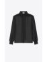 [SAINT LAURENT] lavalliere neck blouse in crepe muslin 708400Y115W1000