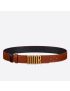 [DIOR] D Fence Reversible Belt B0336CVWV_M62E