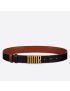 [DIOR] D Fence Reversible Belt B0336CVWV_M62E