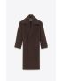 [SAINT LAURENT] long coat in cashmere felt 717256Y5F282049