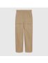 [GUCCI] Cotton wide leg cargo trousers 762309ZAPRO9569