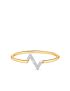 [LOUIS VUITTON] LV Volt Upside Down Bracelet, Yellow Gold, White Gold And Diamonds Q95980