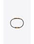 [SAINT LAURENT] opyum bracelet in leather 7088150IH0J1000