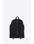 [SAINT LAURENT] city backpack in nylon canvas and leather 534967GIV3F4160