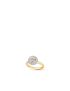[LOUIS VUITTON] B Blossom Ring, Yellow Gold, White Gold And Diamond Paved Q9L98A