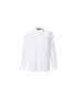 [LOUIS VUITTON] White Ruffle Detail Blouse 1A9XUB