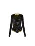 [LOUIS VUITTON] Crushed Velvet Bustier Bodysuit 1A9Y1P