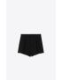 [SAINT LAURENT] tuxedo shorts in grain de poudre 590346Y399W1000