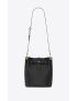 [SAINT LAURENT] boucle bucket bag in grained leather 727673DTIEW1000