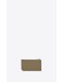 [SAINT LAURENT] tiny cassandre fragments zipped card case in grained leather 629899DTI0E2952